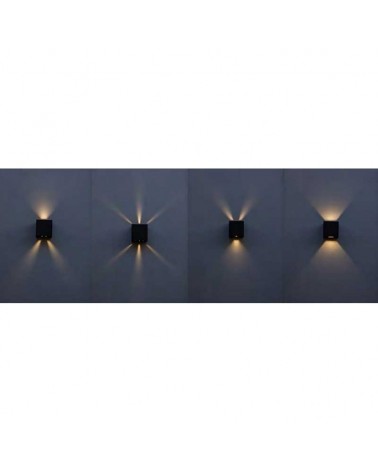 Outdoor wall light 11cm aluminum LED 10W 3000K IP54