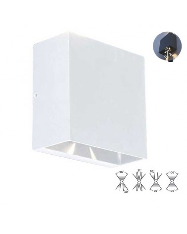 Outdoor wall light 11cm aluminum LED 10W 3000K IP54