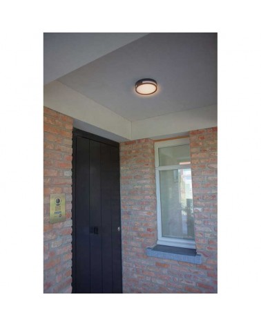 Outdoor wall and ceiling light 18.3cm aluminum LED 13W 3000K IP54