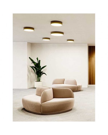 Surface mounted ceiling light 65cm LED 60W round Adjustable TUYA 2600K-4000K