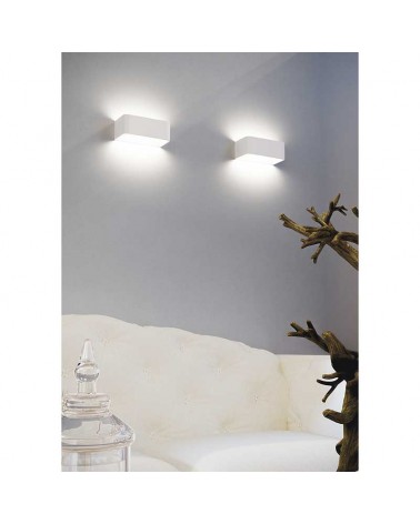 Wall light 20cm aluminum white finish LED 7W CCT Switch 2700K/3000K/4000K