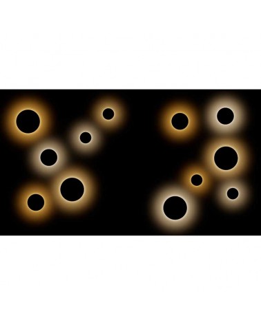 Outdoor wall light 12cm aluminum and PC LED 6W CCT Switch 2700K/3200K/4000K Dimmable