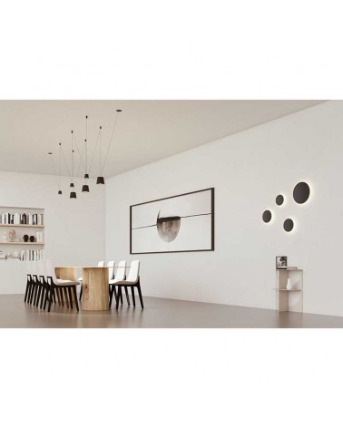 Aplique pared de exterior 18cm de aluminio y PC LED 15W CCT Switch 2700K/3200K/4000K Regulable