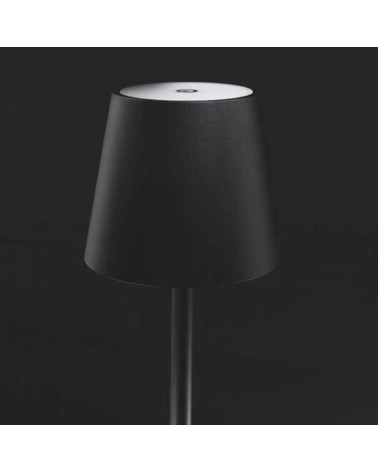 Portable outdoor table lamp IP54 LED 3.5W 38cm aluminum with battery with touch control dimmable CCT Switch