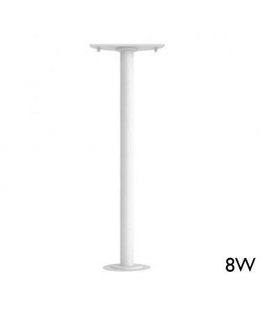 Base para montar baliza 8W 60cm de aluminio