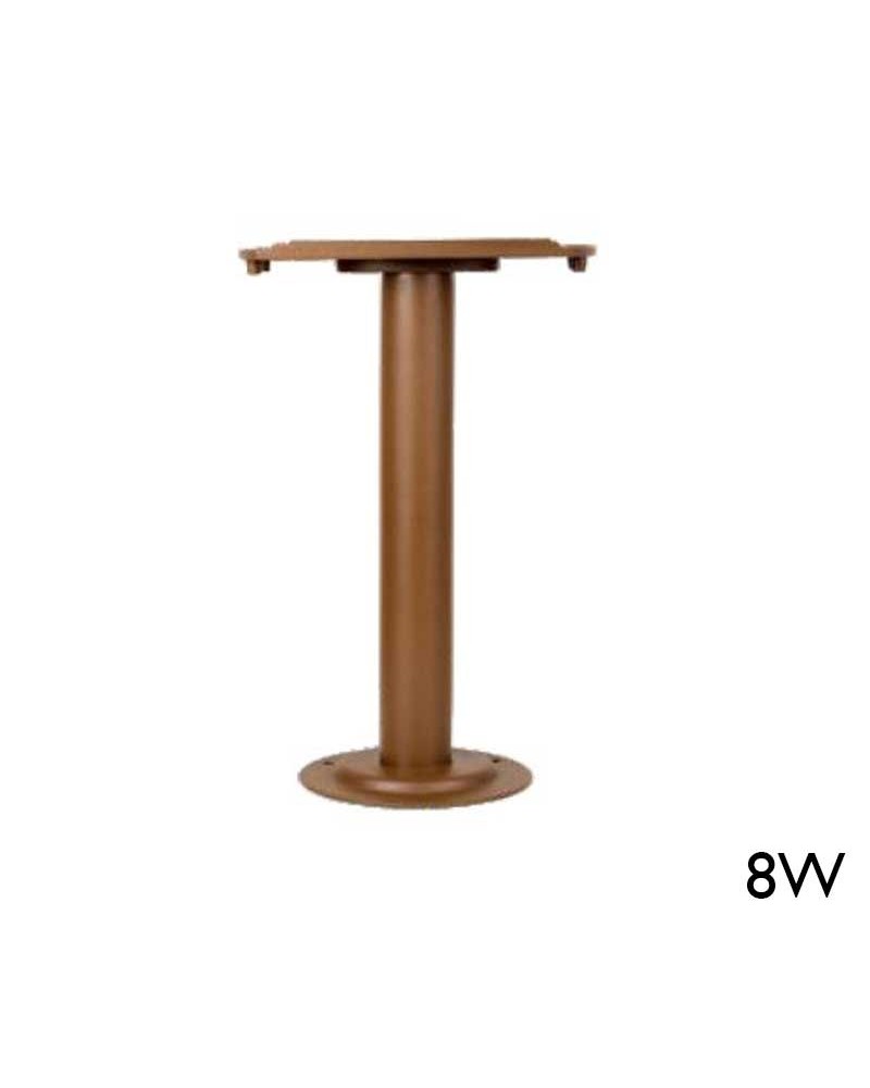 Base para montar baliza 8W 30cm de aluminio