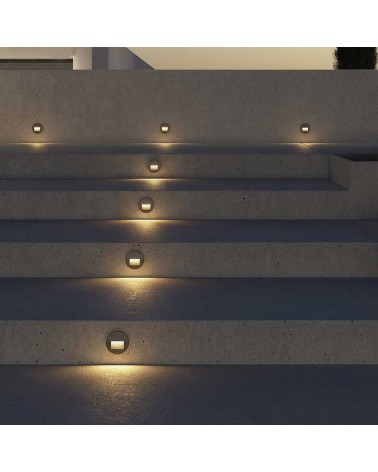 11cm recessed signal light made of polycarbonate LED 3W IP65 CCT Switch 2700K/3200K/4000K