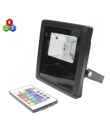 Outdoor projector LED 10W RGB IP65 with remote control