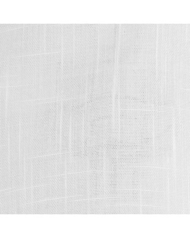 Aplique de pared 43cm de metal y tela acabado blanco y latón E27