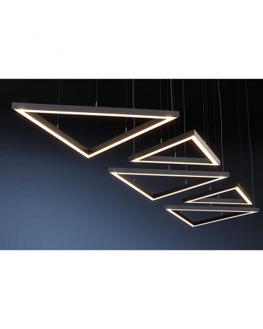 Ceiling lamp LED 52W aluminium 60cm RGB-W Tuya driver