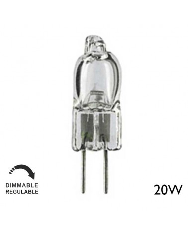 Halogen bulb 2 pin G4 20W 24V