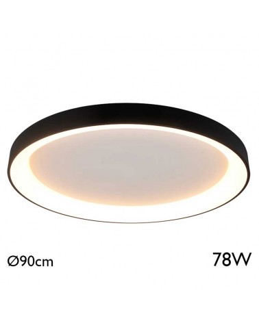 LED ceiling light 90cm diameter 78W warm light 3000K