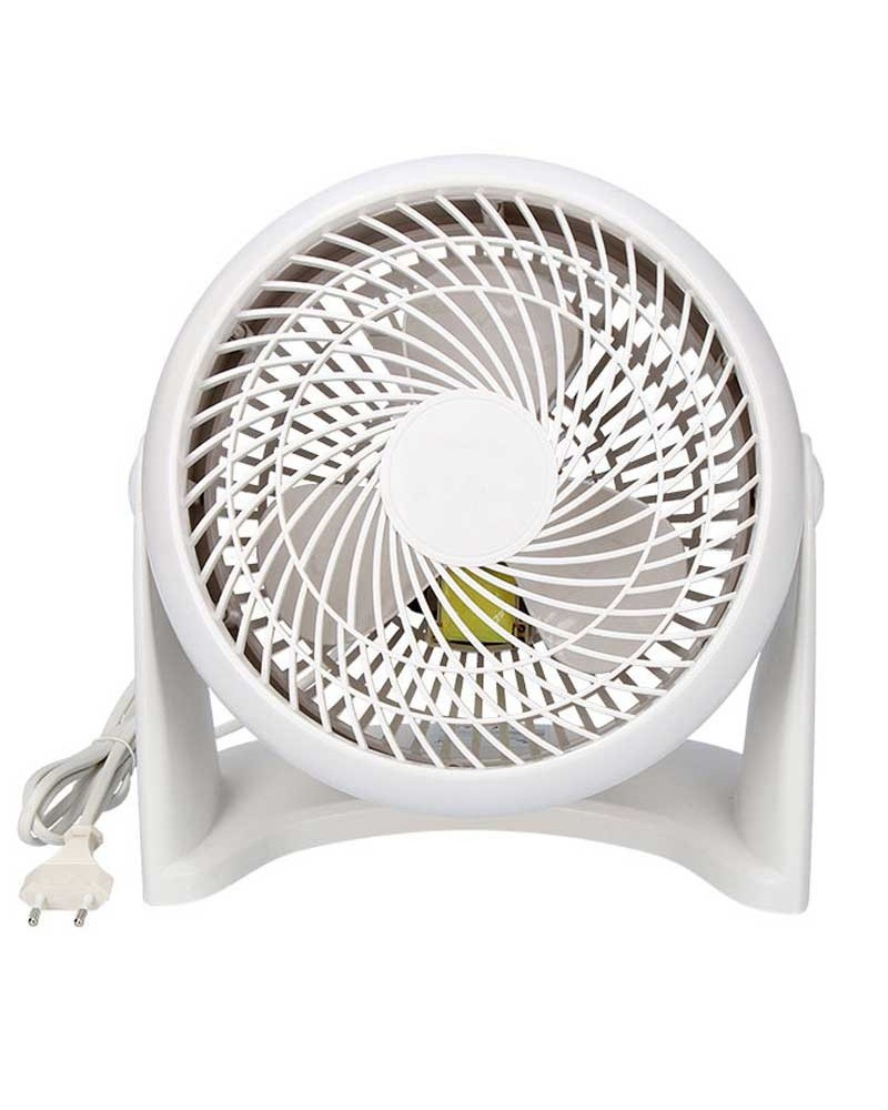White floor and wall fan 50W 18cm blades