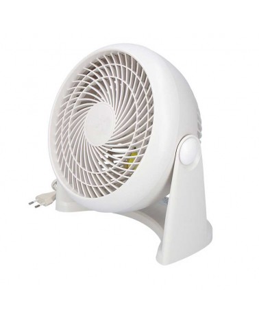Ventilador de suelo y pared blanco 50W aspas 18cm