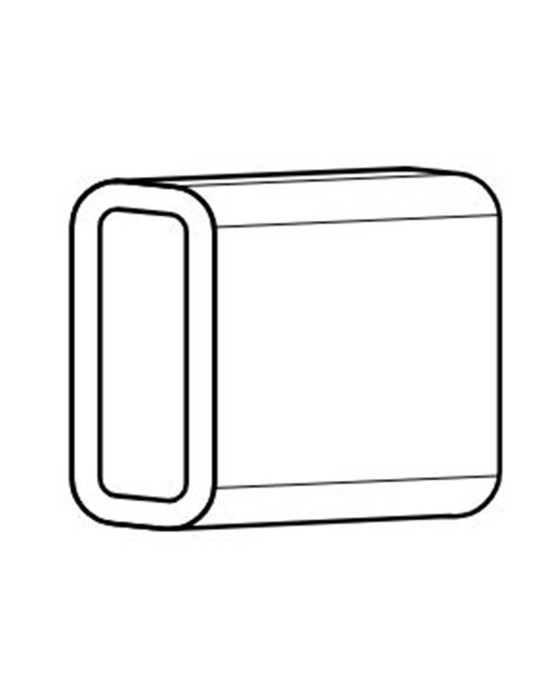 Tapa final para tubo Flexilight LED