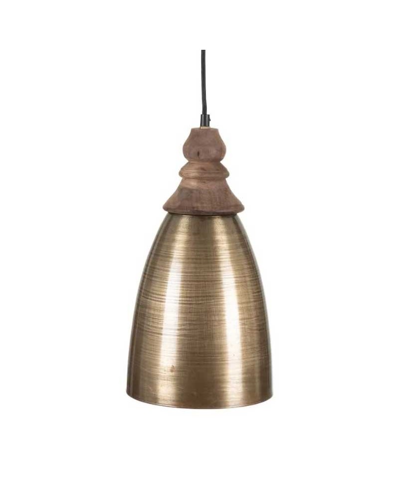 Ceiling lamp 22cm brass finished iron E27