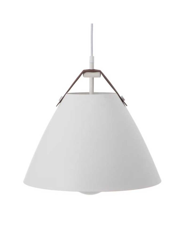Ceiling lamp 36cm white finish metal E27