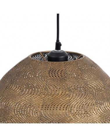 Ceiling lamp 37cm brass finished iron E27