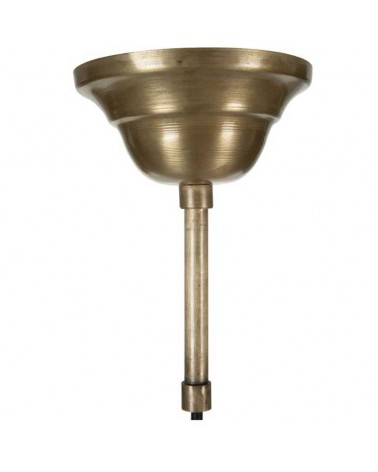 Lámpara de techo 22cm de hierro acabado latón E27