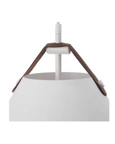 Ceiling lamp 36cm white finish metal E27