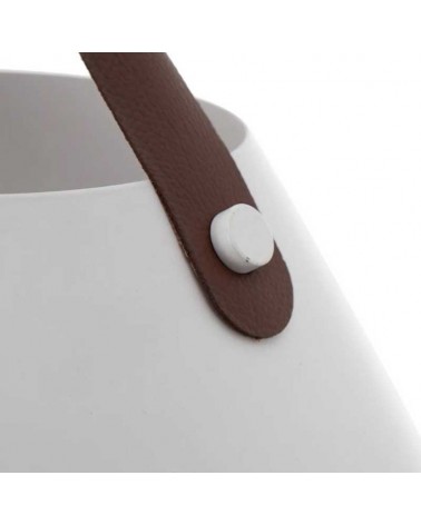 Ceiling lamp 36cm white finish metal E27