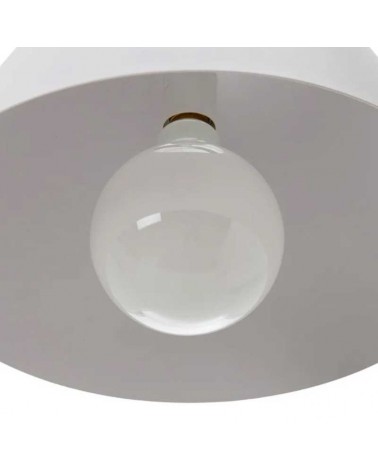 Ceiling lamp 36cm white finish metal E27
