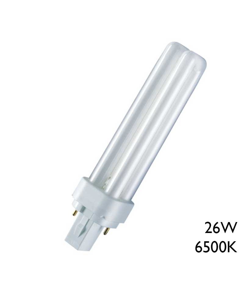 Lámpara PL-C 26W G24D-3 2 PIN 6500K