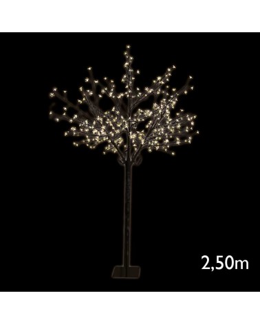 2.50 meter LED Winter Tree with 600 warm or cool white light IP44 low voltage 24V