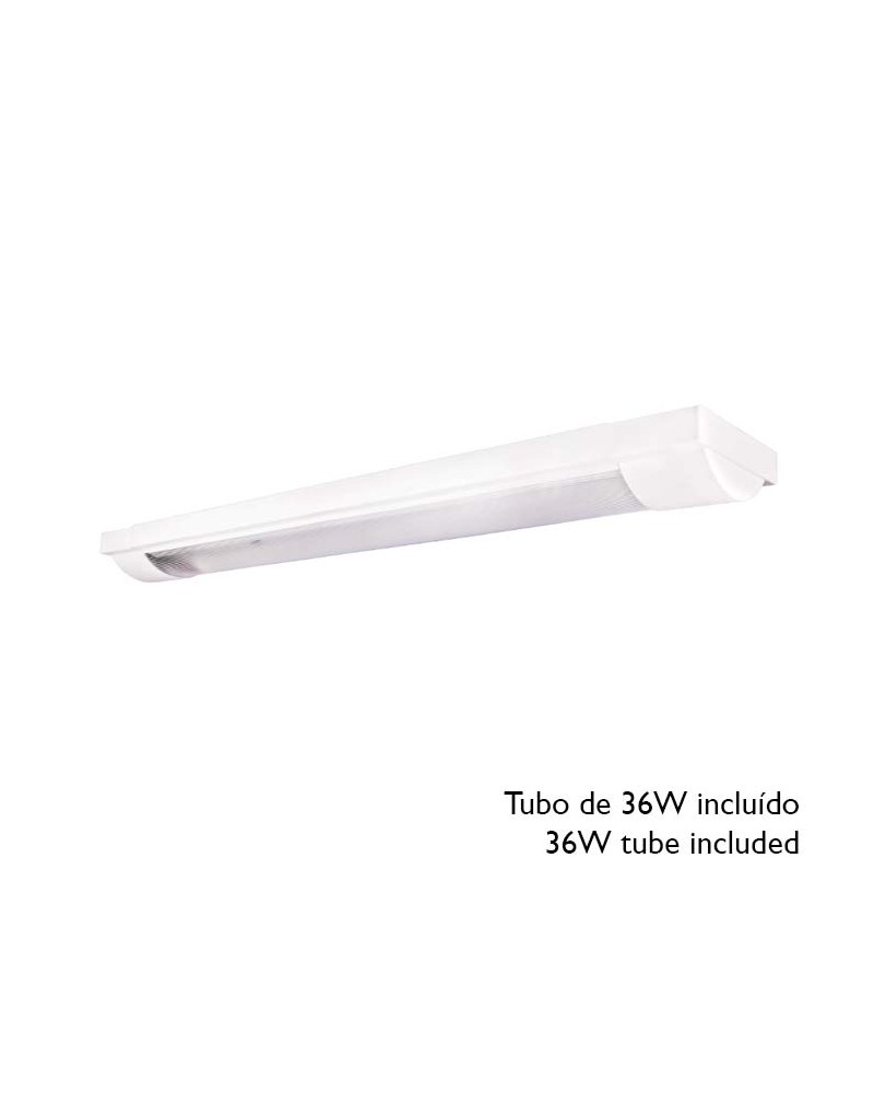 Lampshade for fluorescent tube included 36W 2G11 STYLO