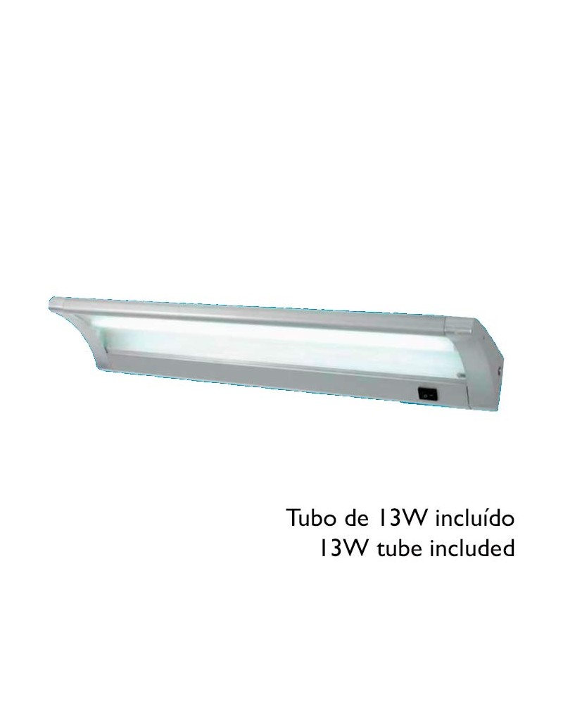 Pantalla para tubo fluorescente incluido 13W T5 56,2cm