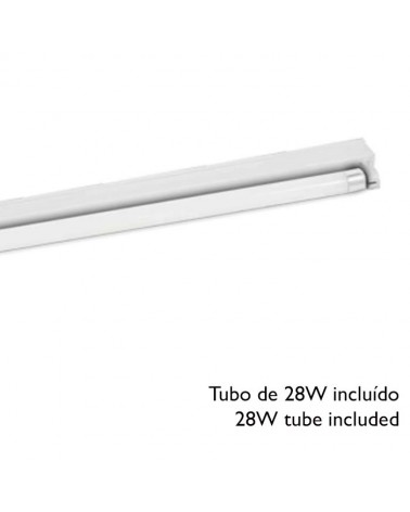 Fluorescent tube support included 28W 2G11 121cm