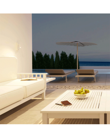 White finish wall light LED 4W Aluminum mobile charger USB C 2700K