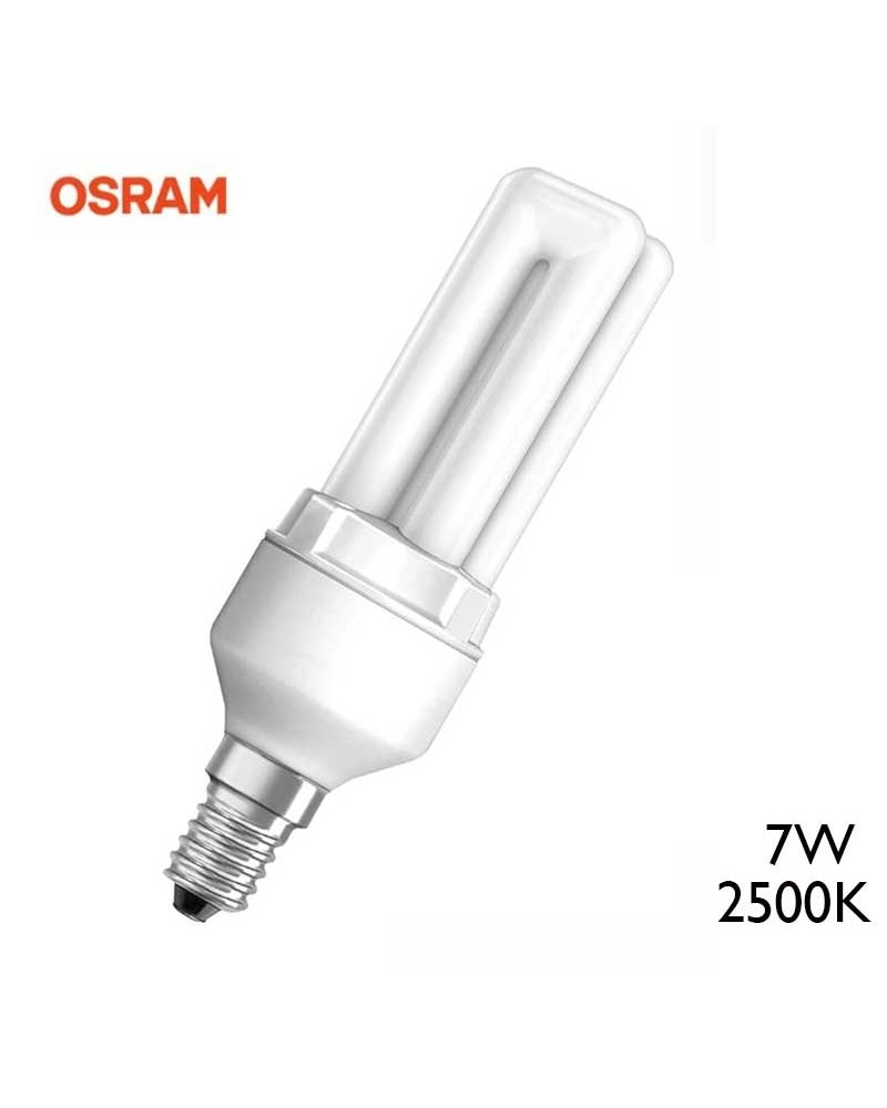 Osram 942876 Dulux Superstar Stick, 7 W/825 E14 cálida 2500K
