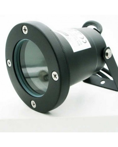 Foco estaca pincho para jardin de exterior aluminio 28cm de alto acabado negro GU10 IP65