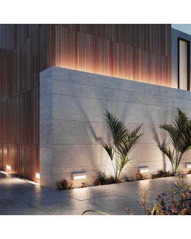 Surface-mounted wall light 5W LED 20cm white with 2700K / 3200K / 4000K.