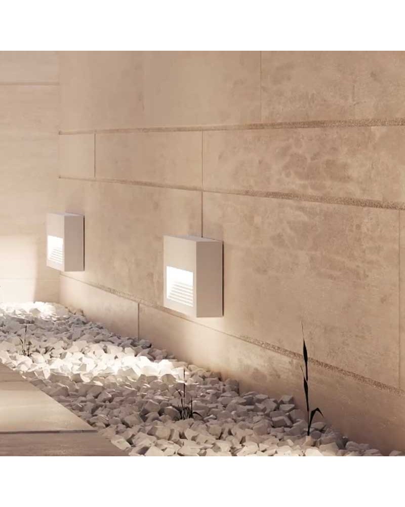 Surface-mounted wall light 5W LED 20cm white with 2700K / 3200K / 4000K.