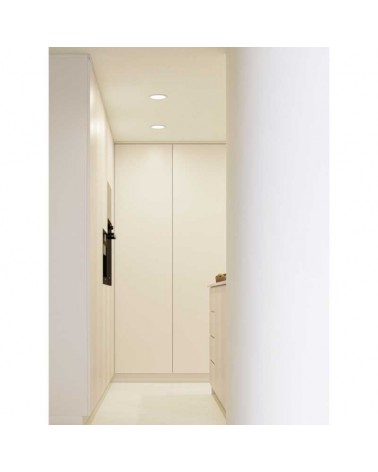 Aro downlight LED 14W redondo IP40 blanco empotrable 15cm CCT Switch 2700K/3200K/4000K