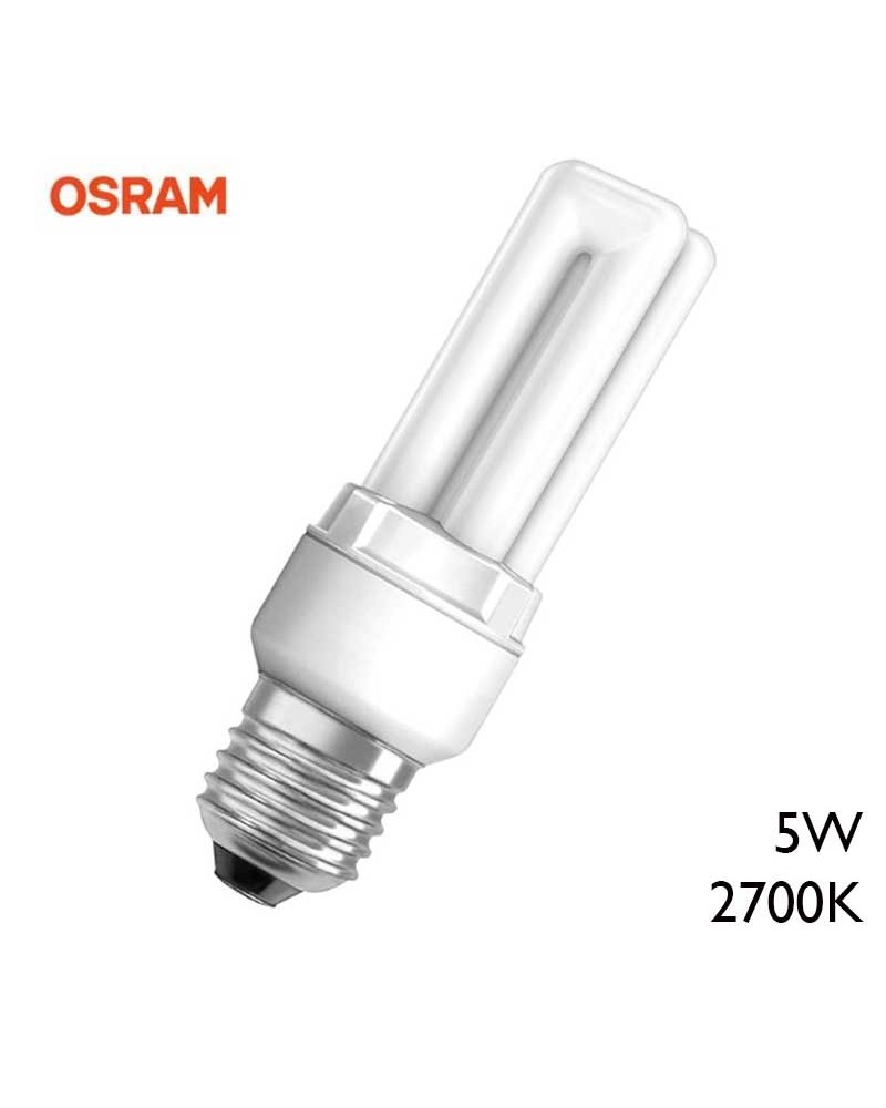 Bombilla OSRAM Duluxstar 5W / 827 E27 Calida 2700K