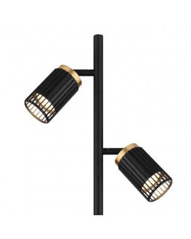 Lámpara de pie con 3 focos 154cm de altura de metal GU10 5W