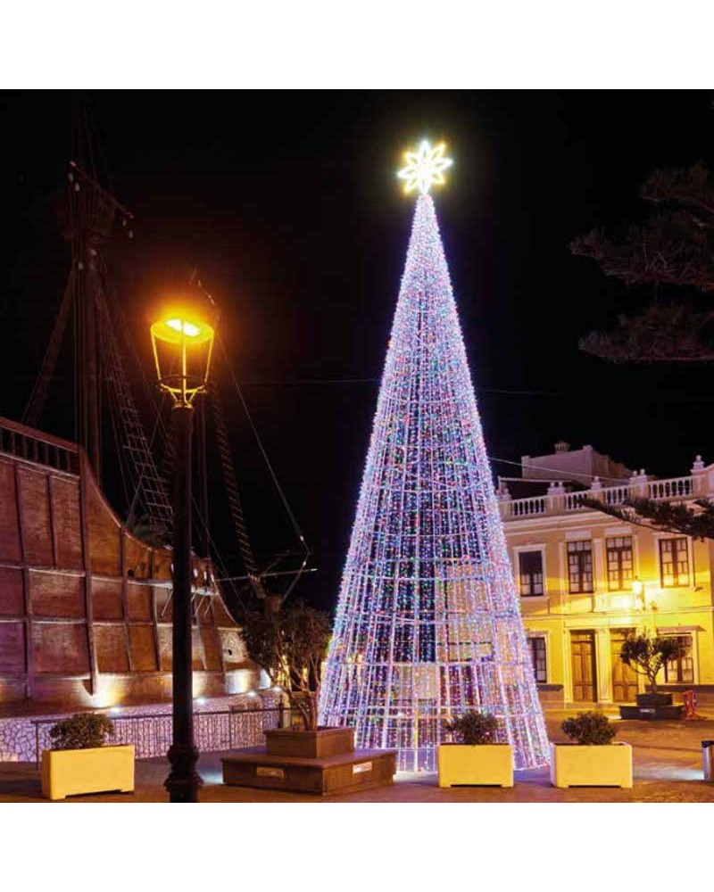 Cono LED luz RGBW de 11,49 metros IP65 230V 625W