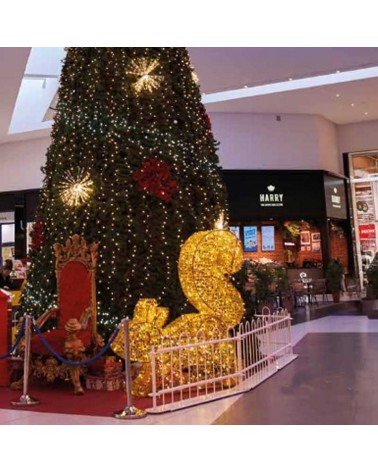 Figura luminosa ardilla 3D 24V de 180cms