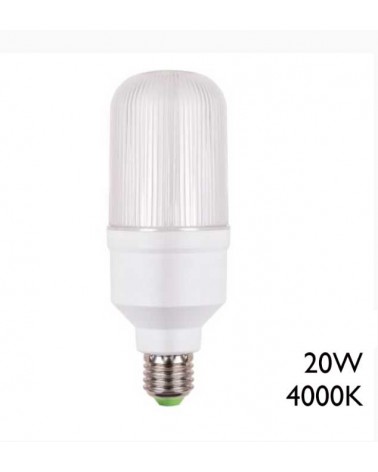 Tubular LED bulb E27 20W 40.000 hours