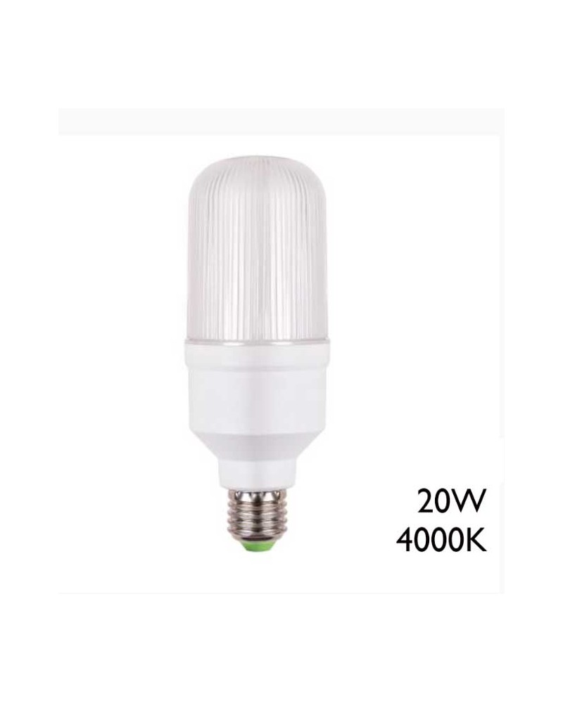Tubular LED bulb E27 20W 40.000 hours