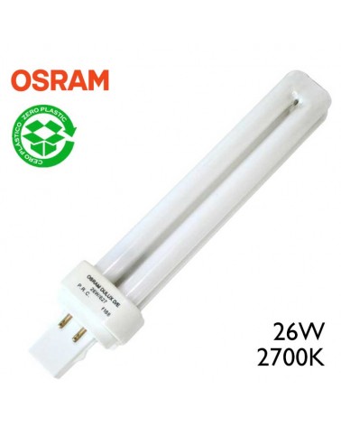 PL-C 26W 4 PIN G24q 2700K OSRAM bulb