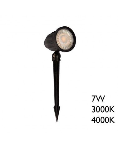 Stake with adjustable LED spotlight 7W 3000K 4000K