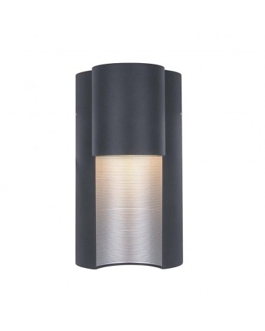 Modern anthracite aluminum GU10 outdoor wall light IP65