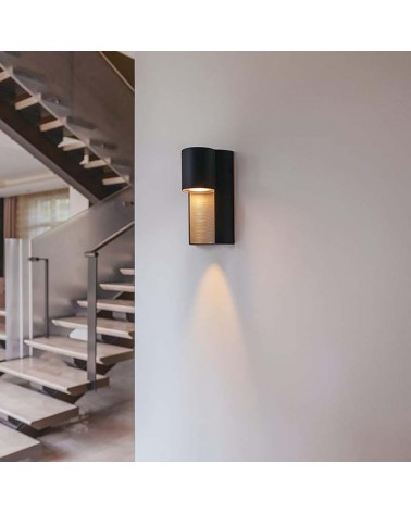 Modern anthracite aluminum GU10 outdoor wall light IP65