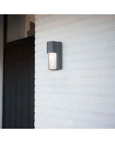 Lámpara de pared para exterior aluminio antracita GU10 moderno IP65