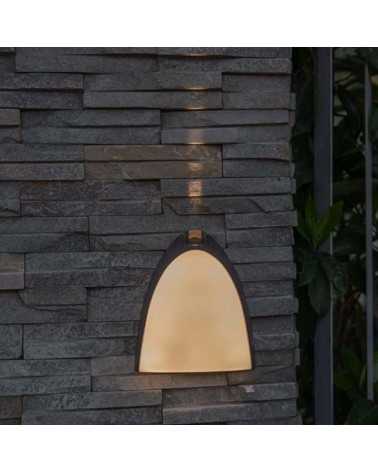 Lámpara de pared LED 14W 3000K para exterior aluminio antracita luz superior e inferior