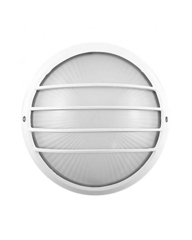 Aplique de exterior de aluminio y cristal E27 blanco, gris o negro 120W IP54